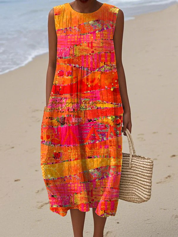 Ivy - Alltags Midi Kleid