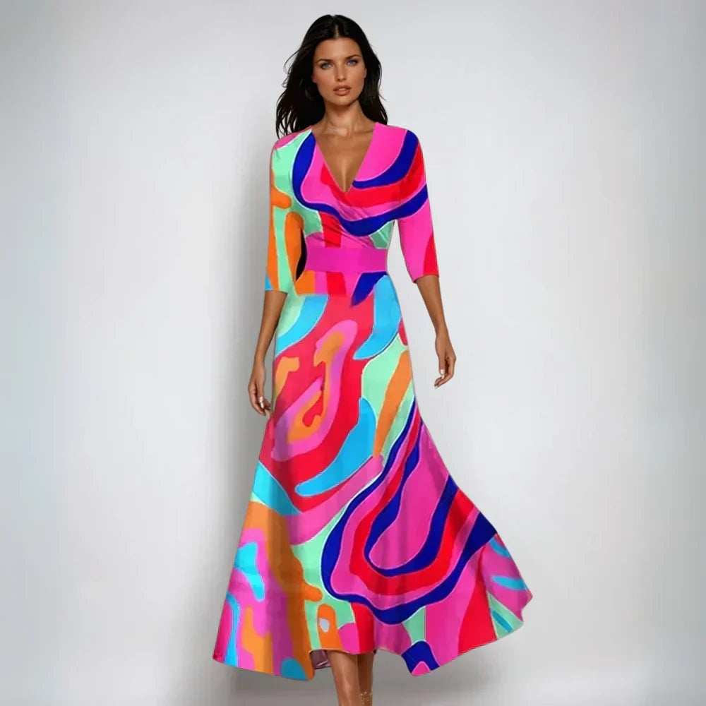 Chloe | Elegantes Blumenkleid