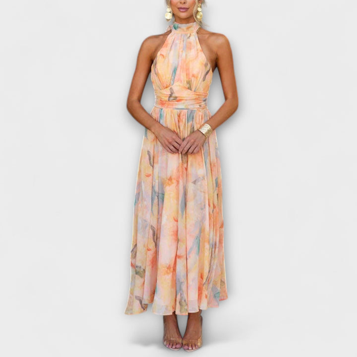 Dreamflow Wasserfarben Maxi Kleid
