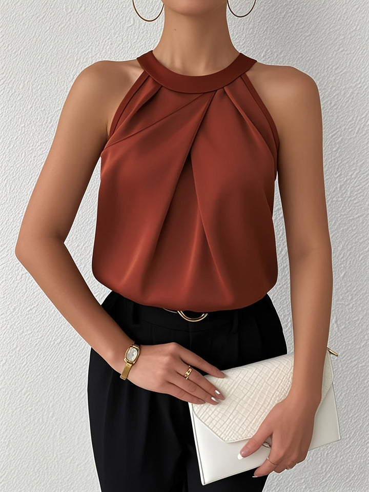 CERYS ELEGANTE ÄRMELLOSE BLUSE