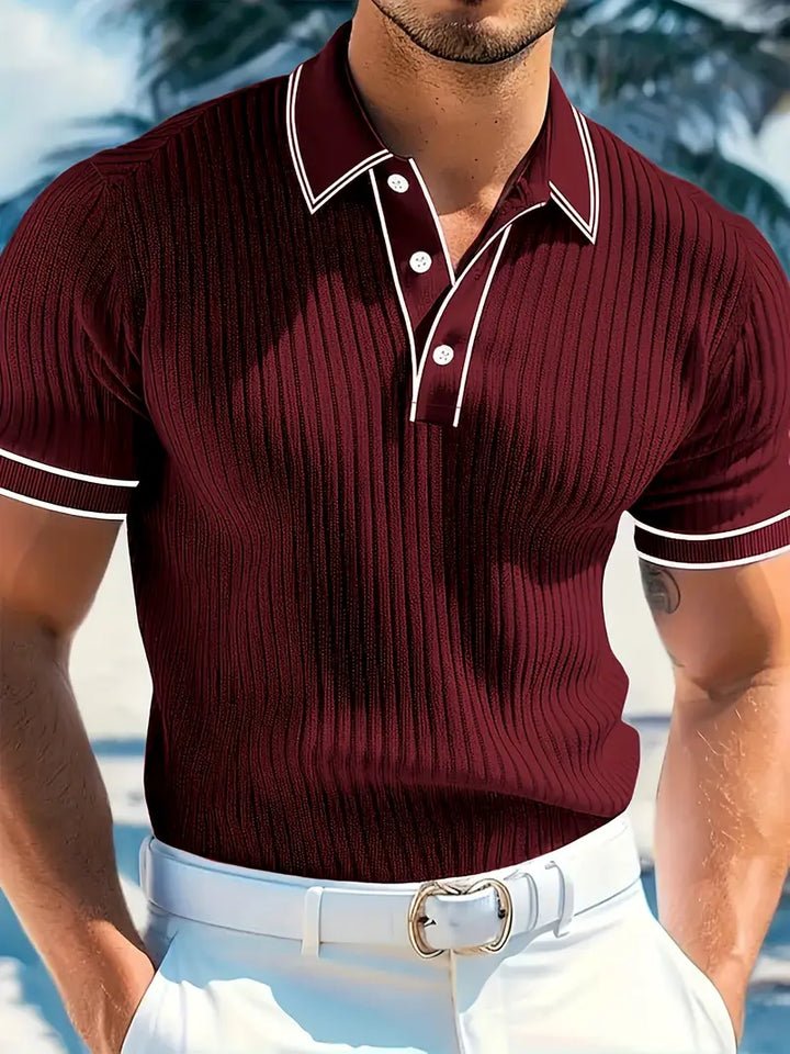 Orestis - Elegantes Polo-Shirt mit kurzen Ärmeln