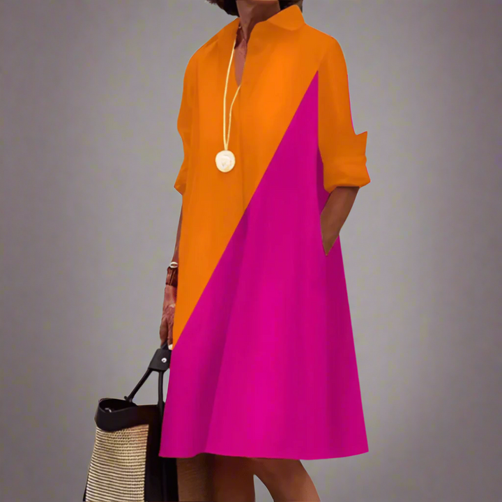 SANDRINE | ELEGANTES LÄSSIGES POLOKLEID