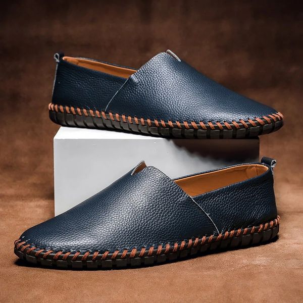 MASSIMO LEDER LOAFERS