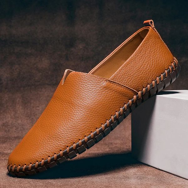 MASSIMO LEDER LOAFERS