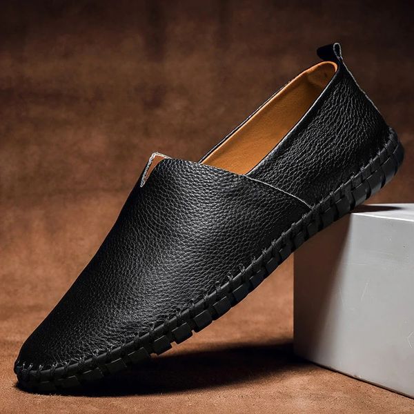 MASSIMO LEDER LOAFERS