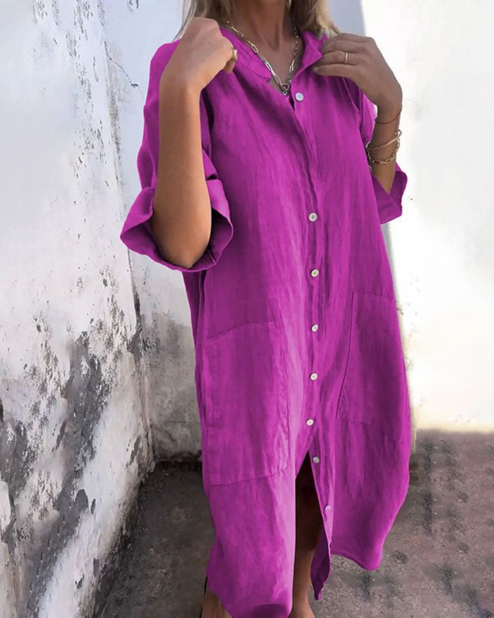 Fiona | Boho Hemdkleid