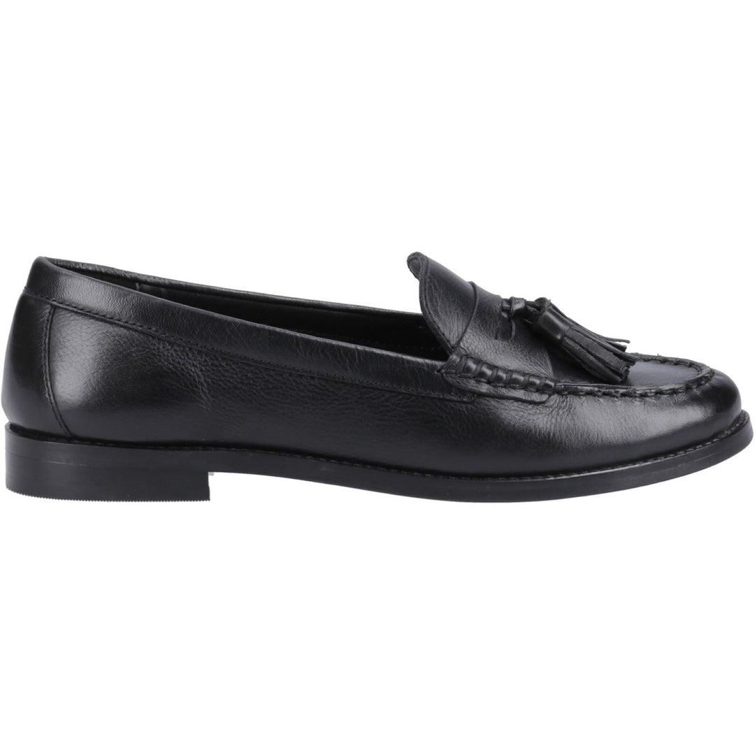 Hush Puppies Connie Leder Damen Schwarz Slipper