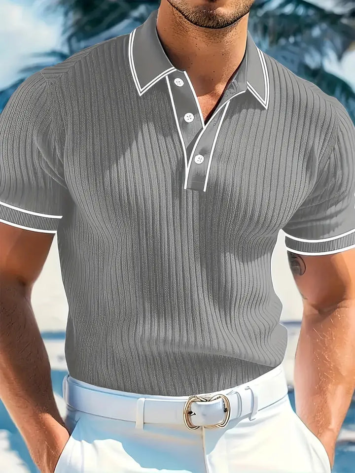 Orestis - Elegantes Polo-Shirt mit kurzen Ärmeln