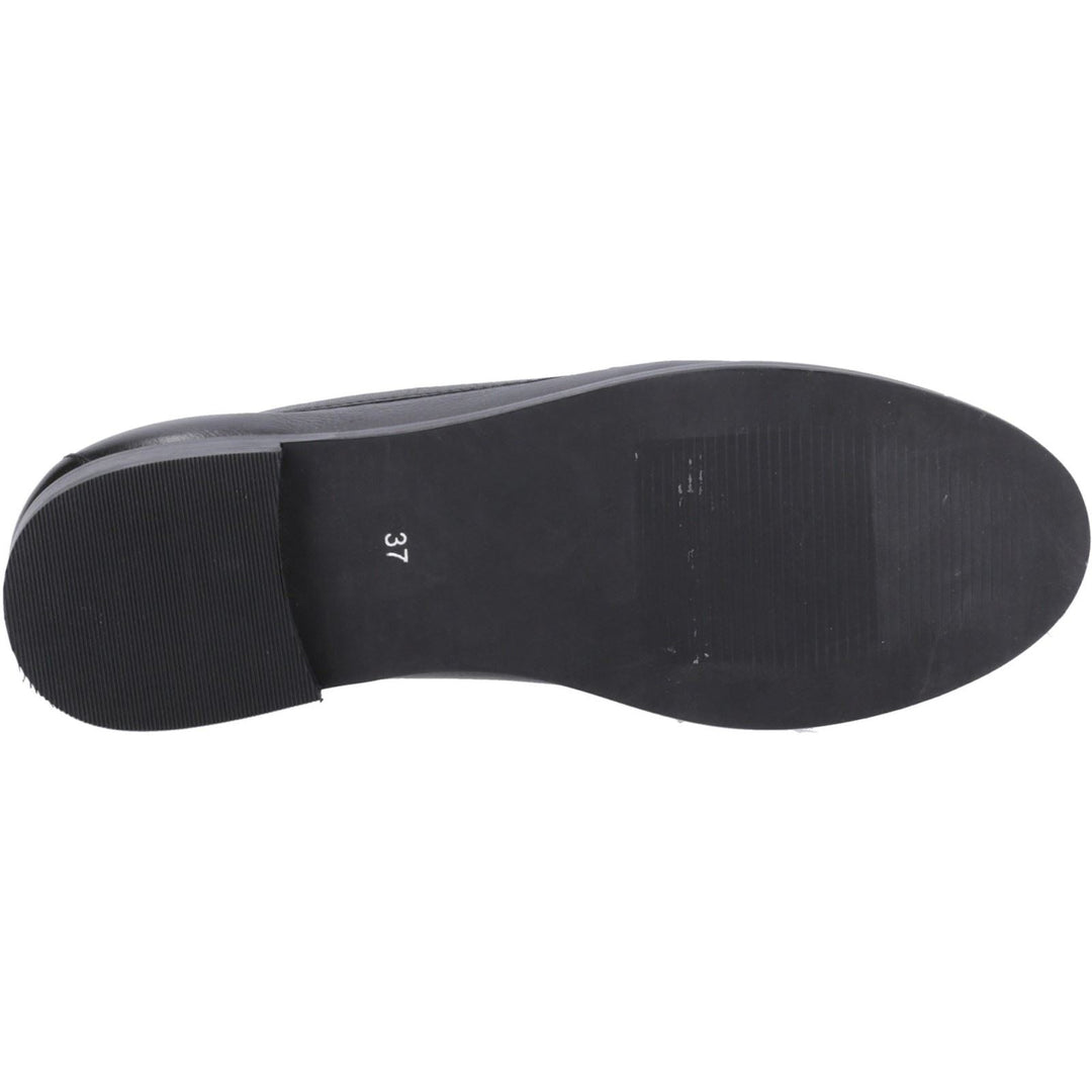 Hush Puppies Connie Leder Damen Schwarz Slipper