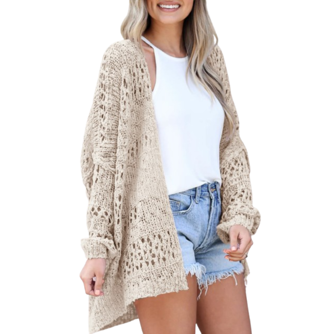 Arizela | Leichter Oversized Boho Sommer Cardigan