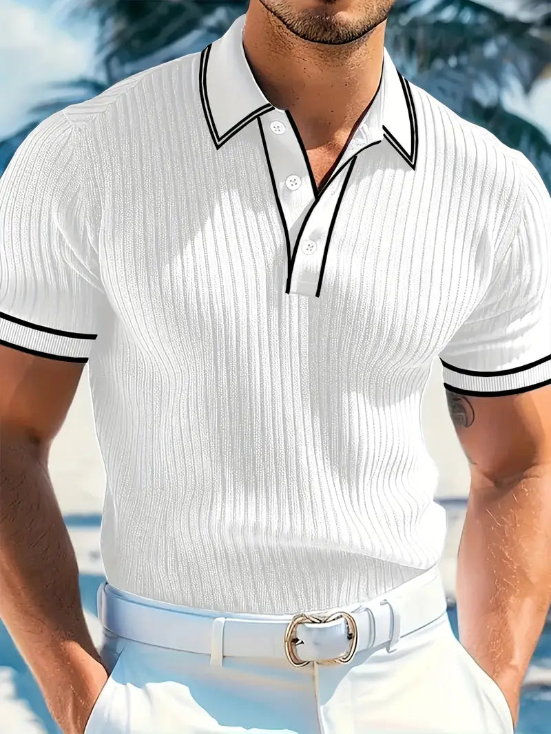 Orestis - Elegantes Polo-Shirt mit kurzen Ärmeln