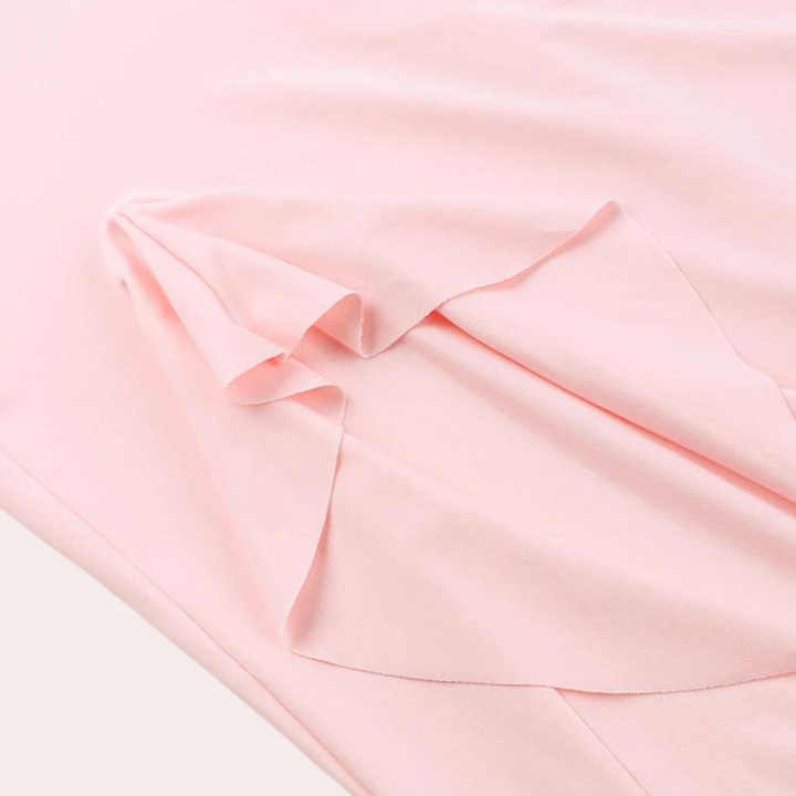 Paige | Elegantes ärmelloses V-Ausschnitt-Maxikleid mit asymmetrischem Schlitz