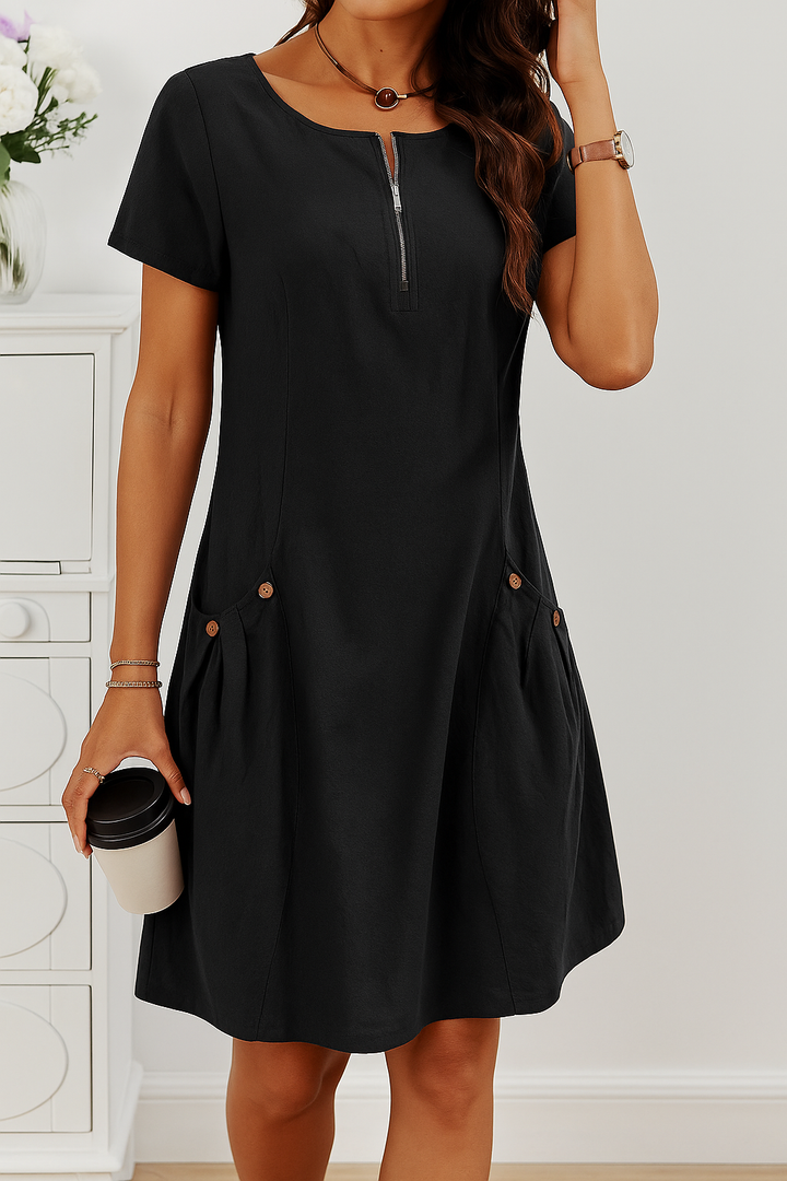 Sia™ Komfort Reißverschlusskleid