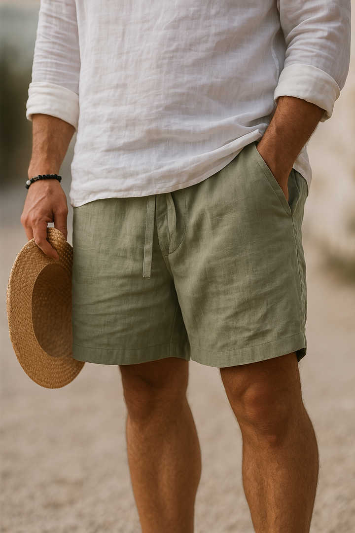 Lorenzo™ | Baumwoll-Leinen-Hose