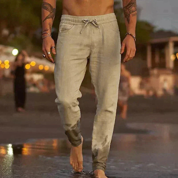 LORANO FIRENZE | LEINEN STRANDHOSE