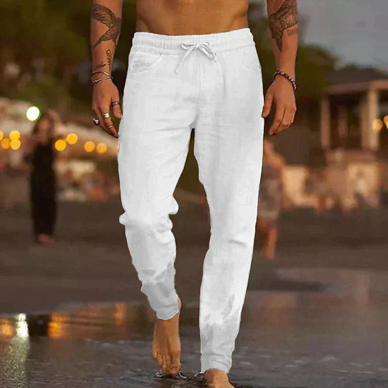 LORANO FIRENZE | LEINEN STRANDHOSE