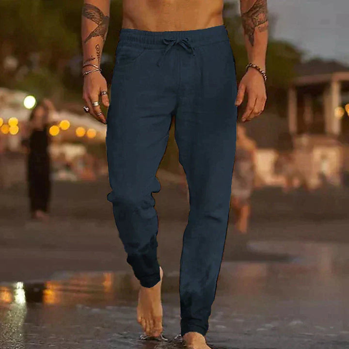 LORANO FIRENZE | LEINEN STRANDHOSE