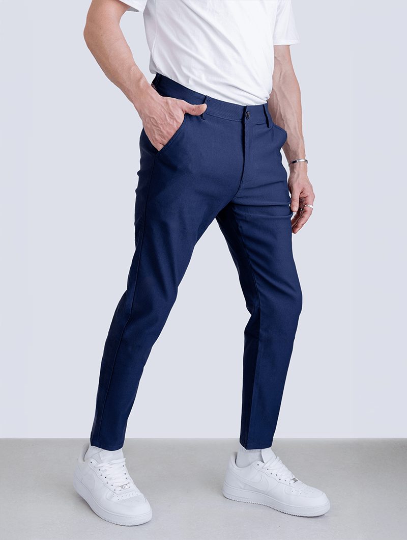 Noa Stretch Pants - Blue