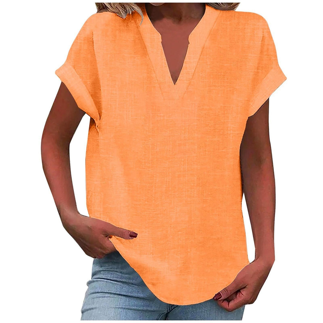 Xavina – Entspannte V-Ausschnitt Bluse