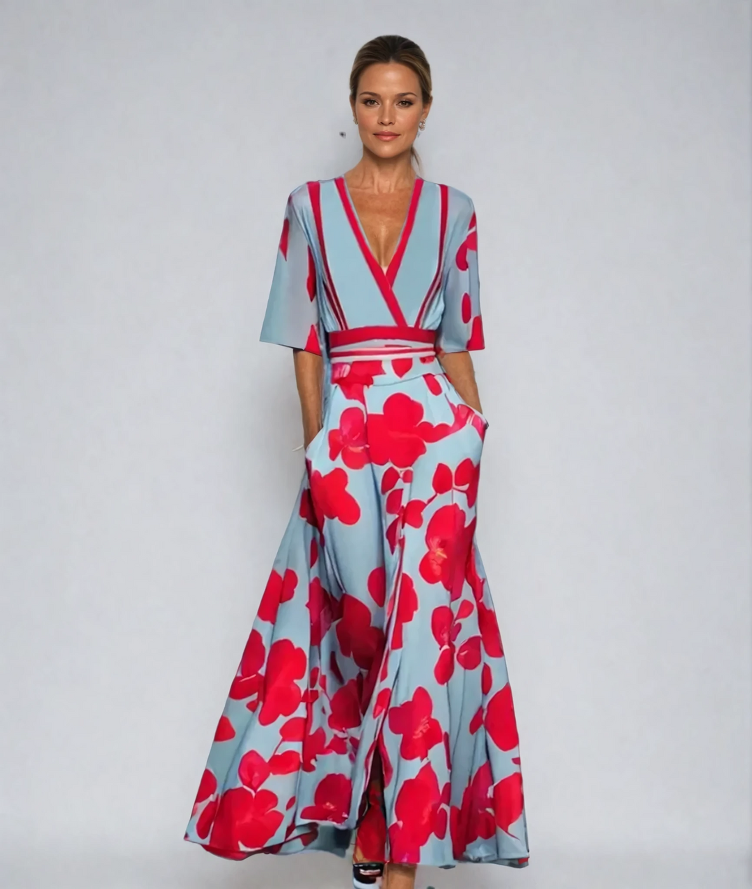 Chloe | Elegantes Blumenkleid