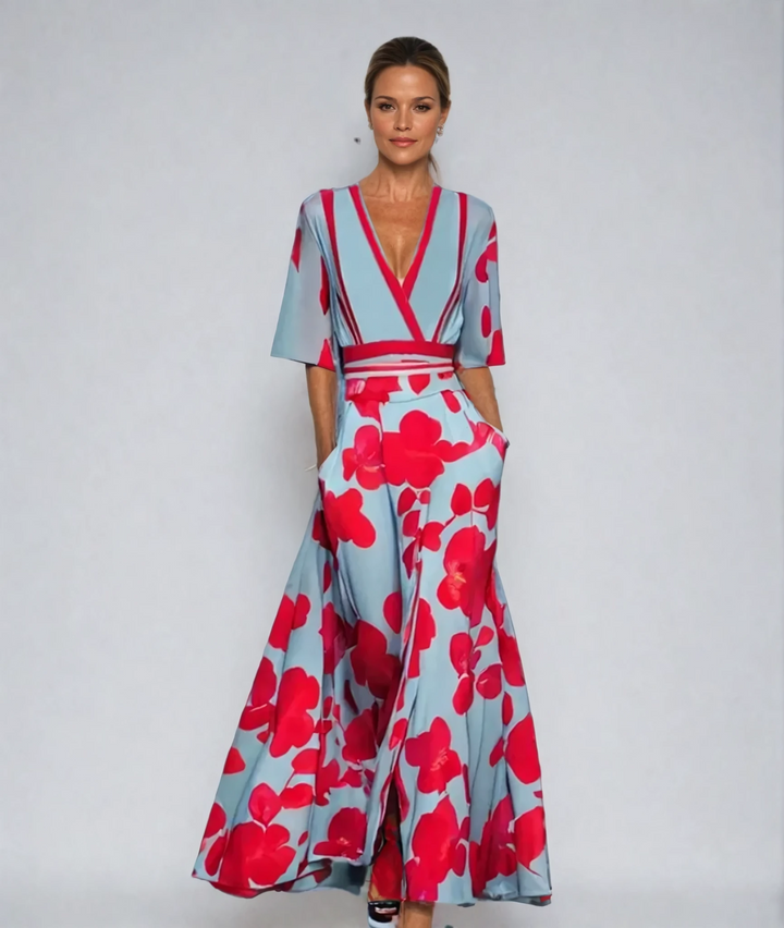 Chloe | Elegantes Blumenkleid