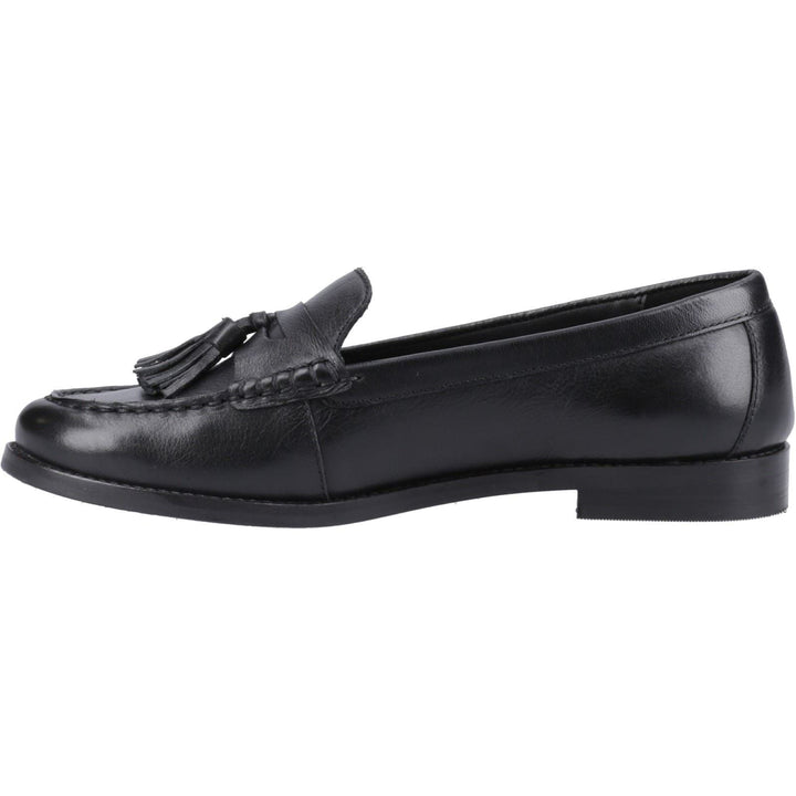 Hush Puppies Connie Leder Damen Schwarz Slipper