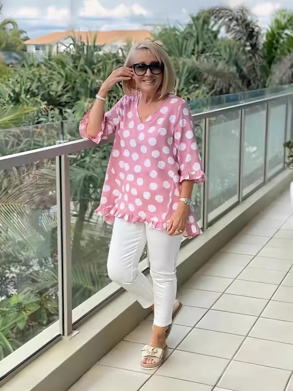 Aisley – Bedruckte Entspannte Bluse
