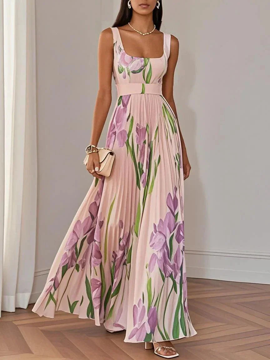 Revina™ Elegantes Florales Maxikleid