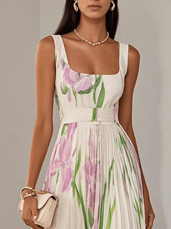 Revina™ Elegantes Florales Maxikleid