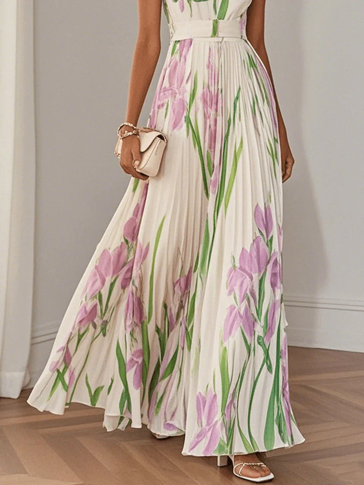 Revina™ Elegantes Florales Maxikleid
